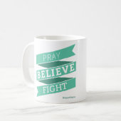 Priez. Croyez. Combat. - Tasse (Devant gauche)
