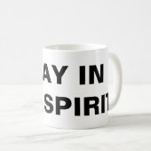 "Priez Dans L'Esprit" Mug Classique (Devant droit)