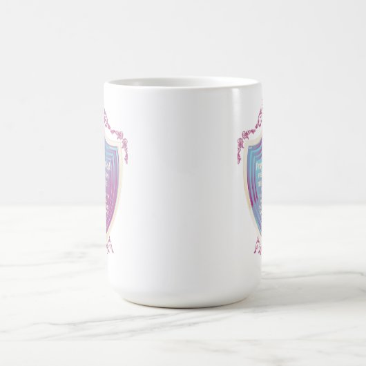 Priez Dieu Design Bleu Morph Mug (Centre)