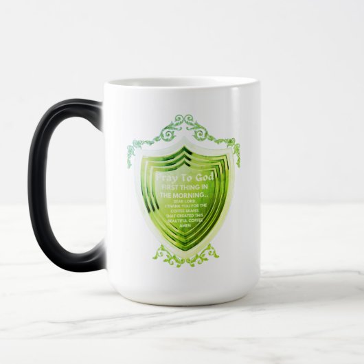 Priez Dieu Gold Design Morph Mug (Gauche)