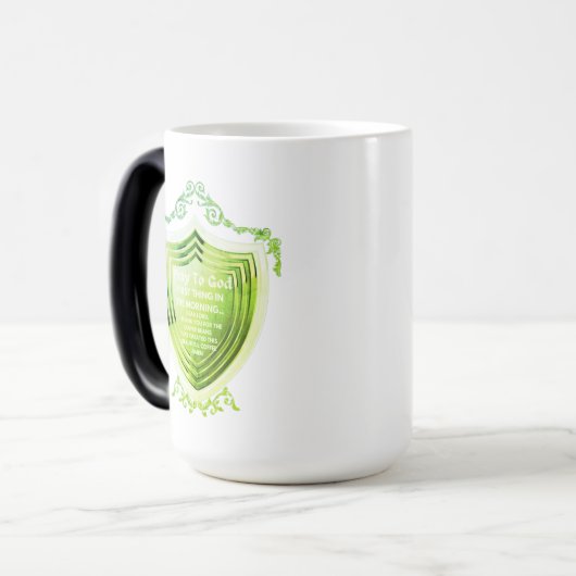 Priez Dieu Gold Design Morph Mug (Devant gauche)