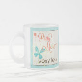 Priez plus d'inquiétude moins de tasse en verre (Gauche)