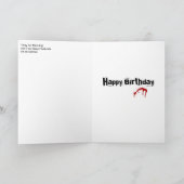 'Priez pour le matin' sur une carte d'anniversaire (Intérieur)