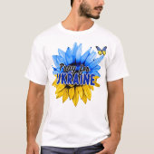Priez pour le T-shirt Ukraine (Devant)