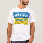 Priez pour l'Ukraine T-shirt unisex (Devant)