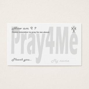 Priez pour moi la carte de souvenir