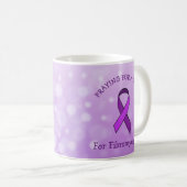 Priez pour une Mug Fibromyalgia Cure (Devant droit)