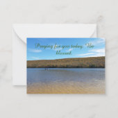 Priez pour vous aujourd'hui & Soyez béni Carte de  (Devant)