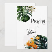 Priez Pour Vous Carte De Voeux (Devant / Derrière)