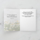 Priez pour vous Carte de voeux chrétienne (Intérieur)