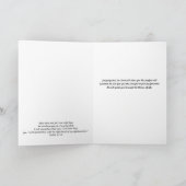 Priez pour vous Carte de voeux Rose (Intérieur)