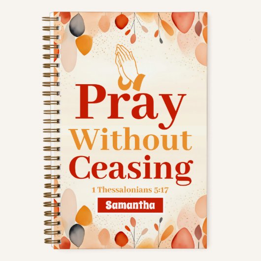 Priez sans cesser Boho Christian Journal (Recto)