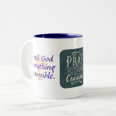 Priez sans cesser - Mug (Devant gauche)