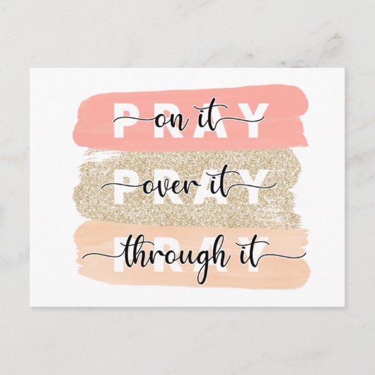 Priez sur la carte Carte religieuse (Devant)