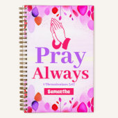 Priez Toujours Boho Christian Ado Girl Journal (Recto)