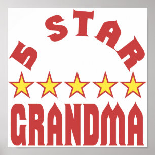 Prijs 5 Ster Grandma Poster
