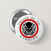 Prijs BE naar Cthulhu Ronde Button 5,7 Cm (Voorkant /achterkant)