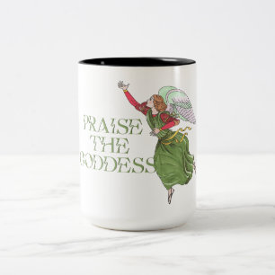 Prijs de Godin! Tweekleurige Koffiemok
