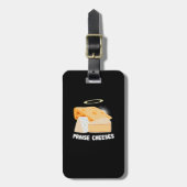 Prijs de kazen van Pun Cheeseboard Cheese Lover Fu Bagagelabel (Voorkant verticaal)