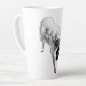 Prijs in beweging latte mok (Linkerhoek)