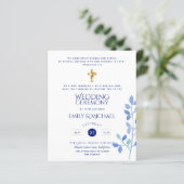 Prijs katholieke Christelijke bruiloft (Staand voorkant)