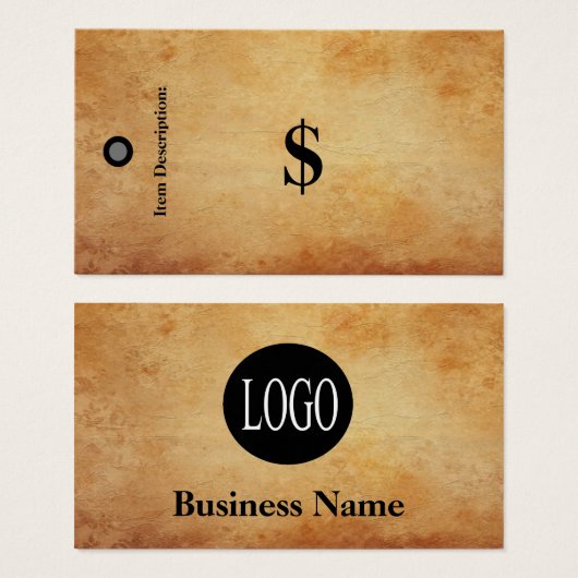 Prijs Label Prijs Label winkelwinkel Visitekaartje (Voorkant /achterkant)