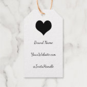 Prijs Label Solid Gold Uw Info Business Logo (Achterkant)