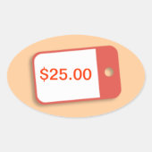 Prijs Label stickers (Voorkant)