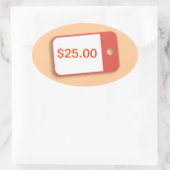 Prijs Label stickers (Tas)