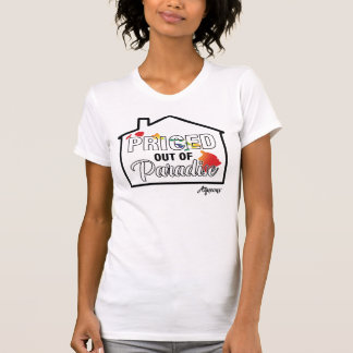 Prijs Out of Paradise T-Shirt [Zwart/Regenboog]