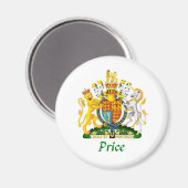 Prijs Shield van Groot-Brittannië Magneet (Voorkant / Achterkant)