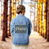 Prijs tussen de panelen denim jacket