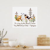 Prijs van Pythagoras Vegetarian Poster (Keuken)