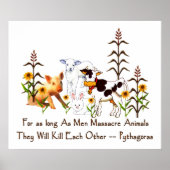 Prijs van Pythagoras Vegetarian Poster (Voorkant)