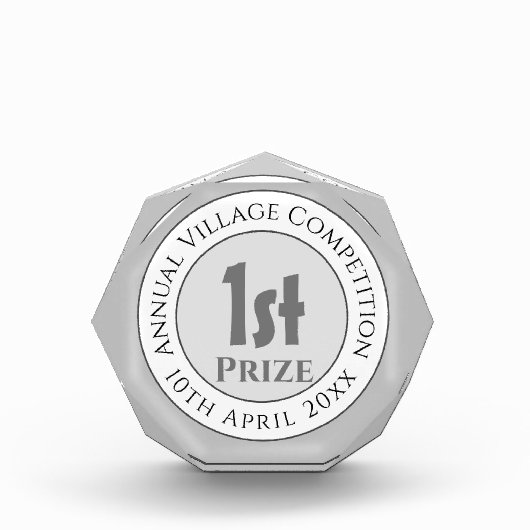 Prijs voor de wedstrijd fotoblokken (Voorkant)