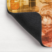 Prijs winnend produceer  zwart-wit muismat (Hoek)