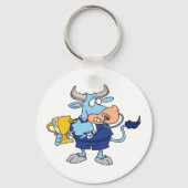 Prijs winnende Bull Sleutelhanger (Voorkant)