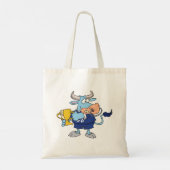 Prijs winnende Bull Tote Bag (Achterkant)