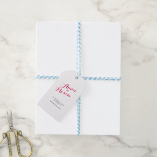 Prijskaartjes Roze Marmer Cadeaulabel
