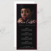 Prijslijst Beauty Salon Menu (Voorkant / Achterkant)