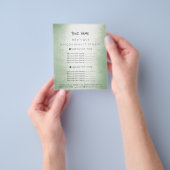 Prijslijst Boutique Sieraden SPA Haar Nails Mint Flyer (Hand)