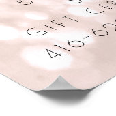 Prijslijst Electrolysis Ontharing Rose Beauty2 Poster (Hoek)