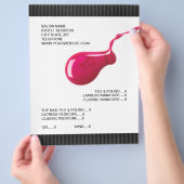 Prijslijst Flyer Nagelstudio (Hand)