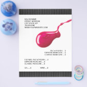 Prijslijst Flyer Nagelstudio (Enkel)