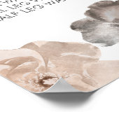 Prijslijst haar schoonheidssalon kapper menu poste poster (Hoek)