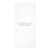 Prijslijst Kaartje Aangepaste Honing - Modern Mini Reclamekaart (Achterkant)