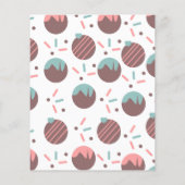 Prijslijst logo cake pop-bedrijf flyer (Achterkant)