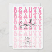 Prijslijst roze moderne schoonheidslash (Achterkant)