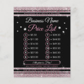 Prijslijst sieradenwinkel flyer (Voorkant)