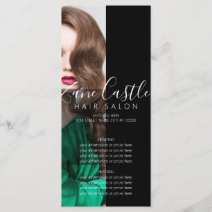 Prijslijst van het menu Hair Salon